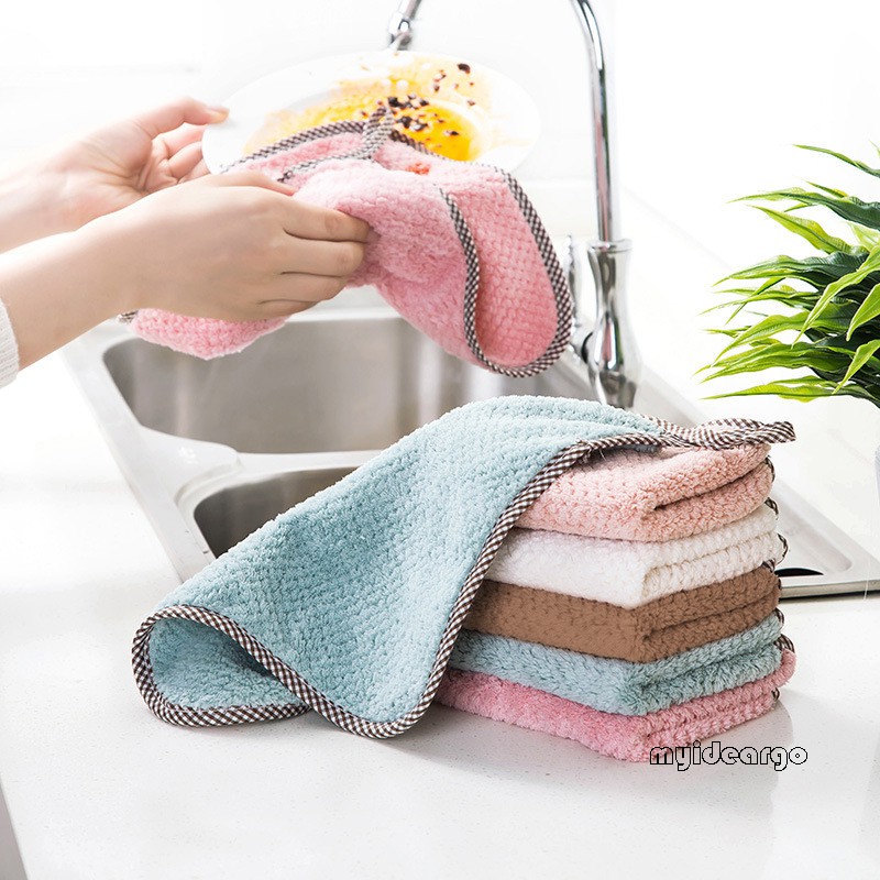 Khăn Lau Bằng Sợi Nhỏ Cao Cấp Đa Năng Cho Nhà Bếp