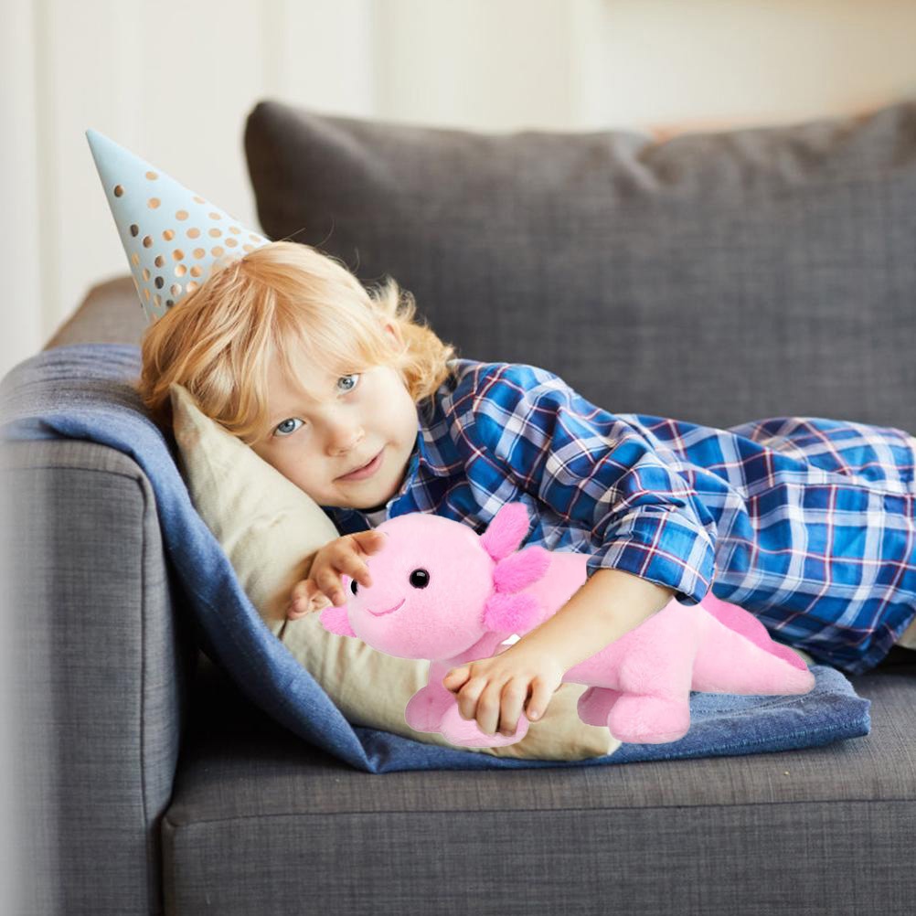 Thú Nhồi Bông Hình Axolotl Màu Hồng Đáng Yêu Cho Bé