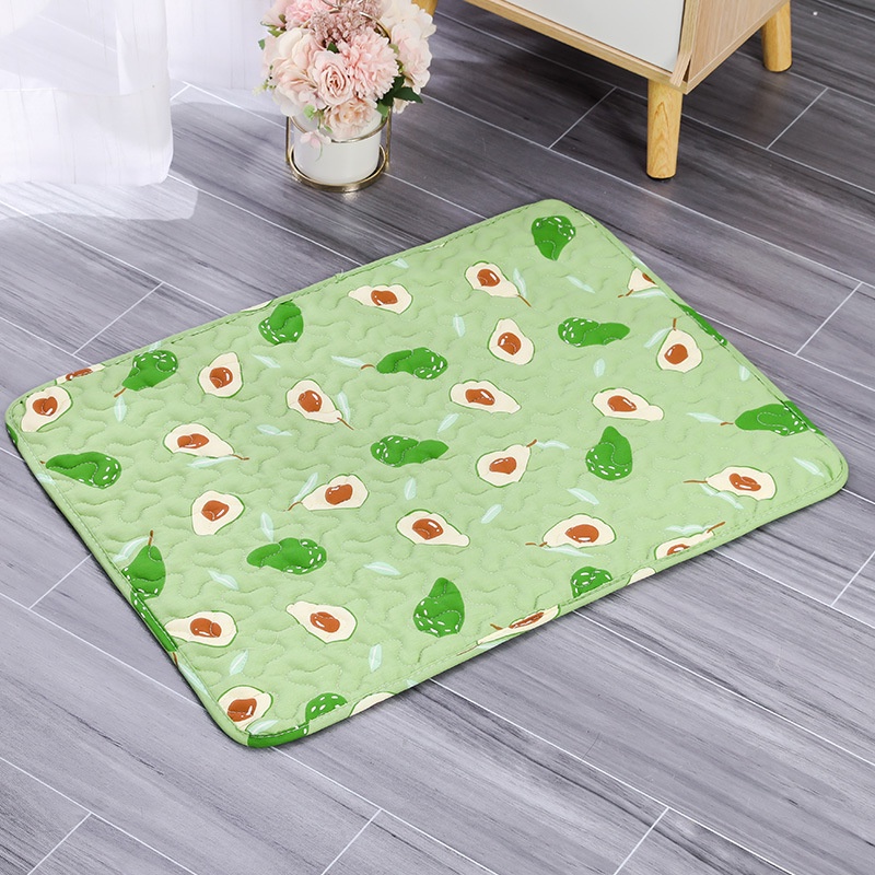 Thảm Cotton Lót Sàn Mùa Hè Chống Trượt Cho Thú Cưng