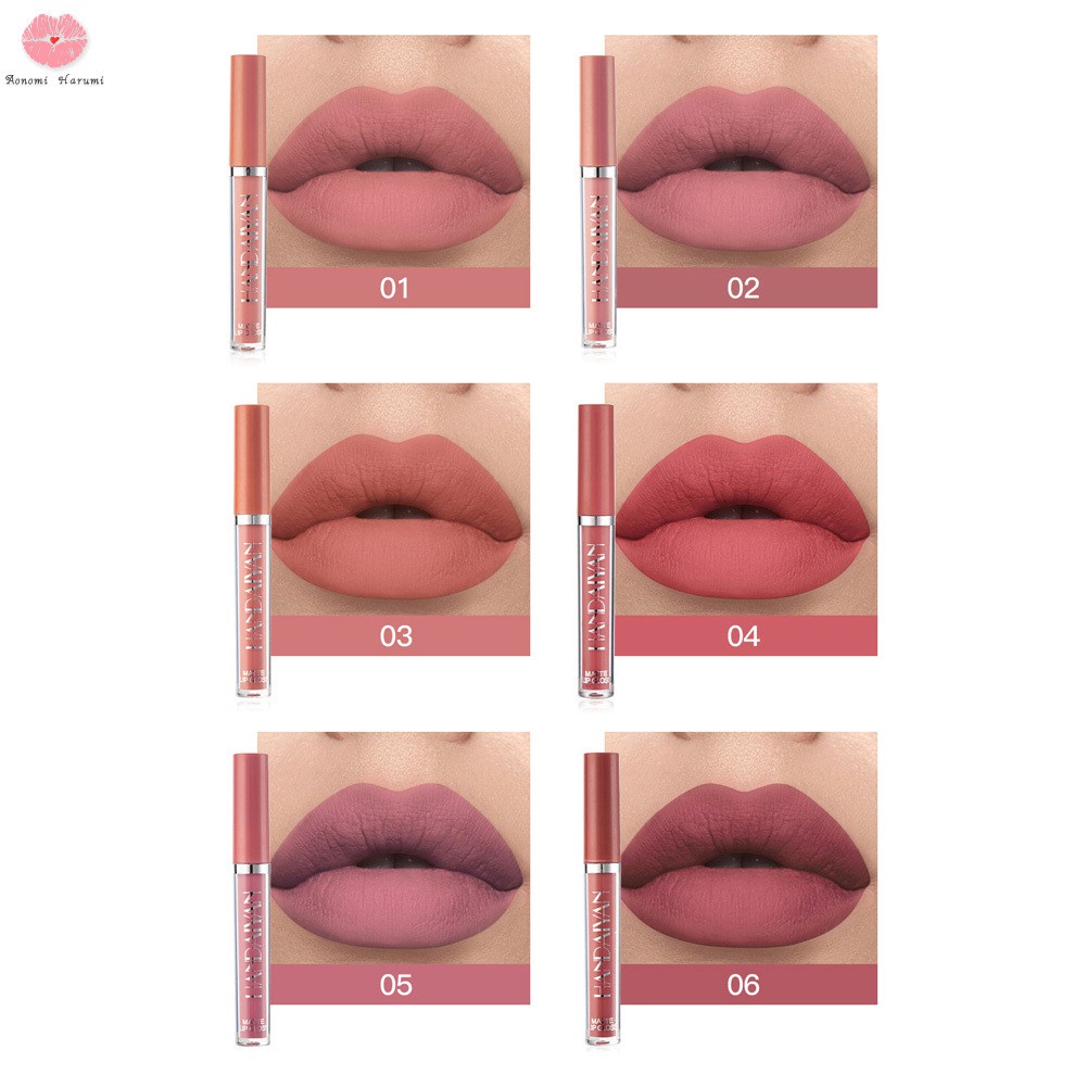 (Hàng Mới Về) Set 6 Son Môi Dạng Lỏng Dưỡng Ẩm Chống Thấm Nước Thời Trang | BigBuy360 - bigbuy360.vn