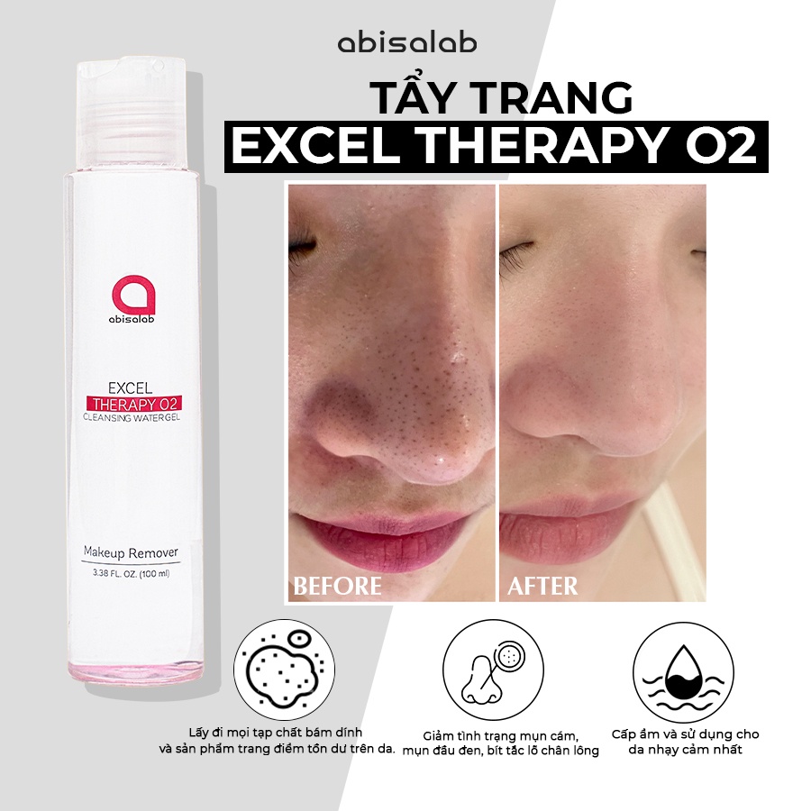 Dầu tẩy trang Abisalab Excel Therapy 02 Cleansing Water Gel 100ml