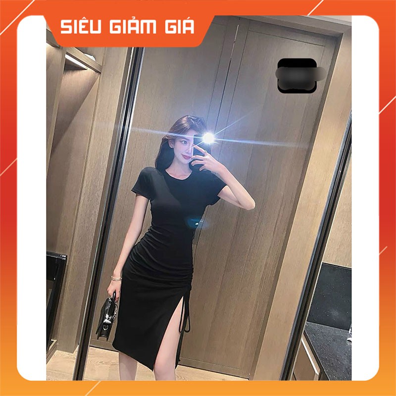 Váy Body Rút Dây xe Sườn Chất Bao Đẹp M305-Teen 888