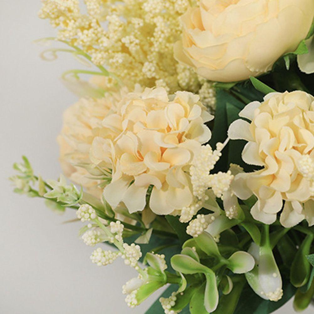 1 Nhánh Hoa Hồng Giả Bằng Lụa Chất Lượng Cao Dùng Trang Trí Tiệc Cưới Phong Cách Vintage