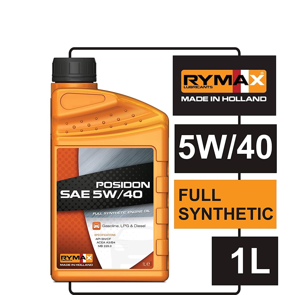 DẦU NHỚT RYMAX POSIDON 5W40 CAN 1L