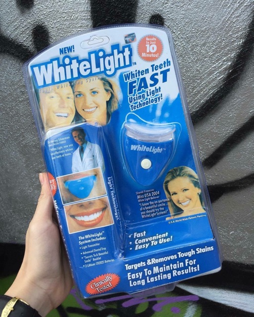 Bộ sản phẩm #White_Light USA làm trắng răng