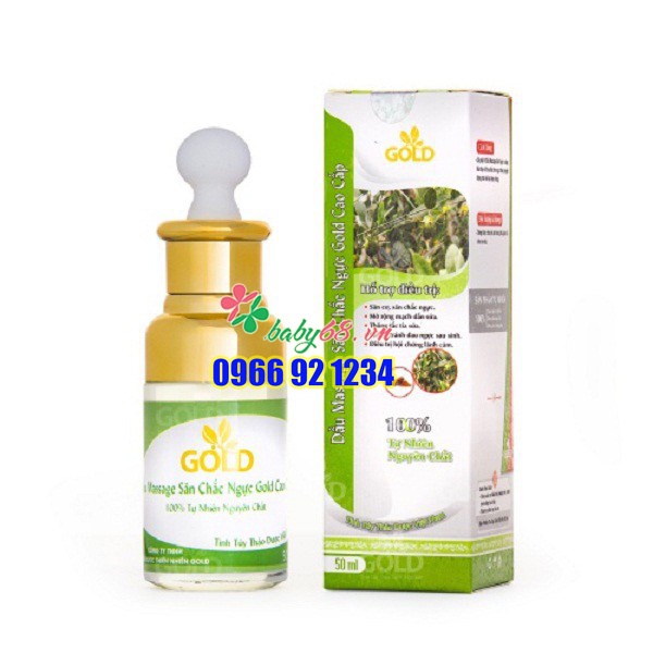 Dầu Massage Săn Chắc Ngực Gold Cao Cấp 50 ml