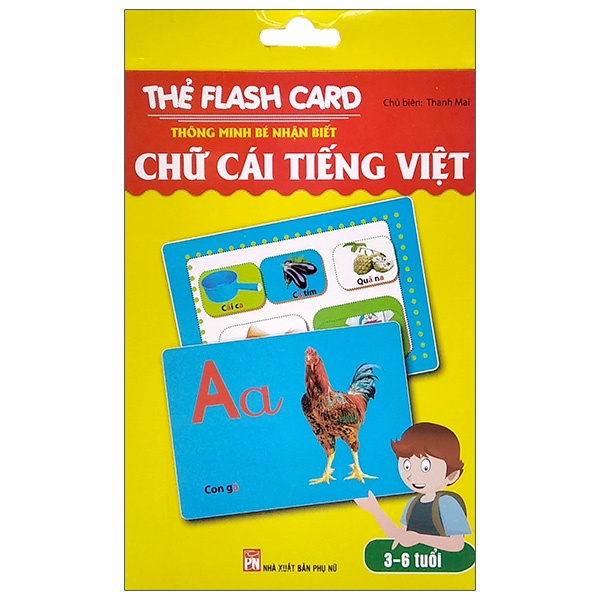 Sách - Thẻ Flash Card Thông Minh - Bé Nhận Biết Chữ Cái Tiếng Việt
