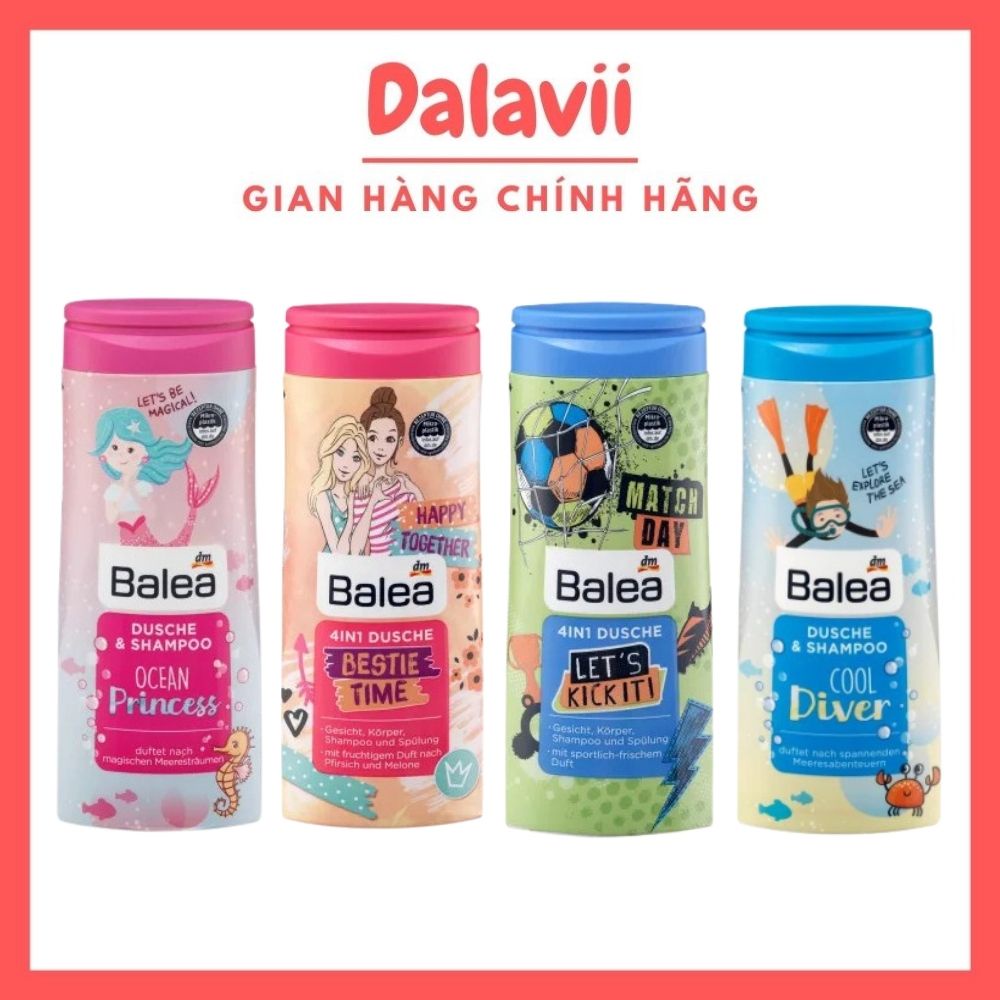 Sữa tắm, dầu gội cho trẻ em Balea - Shop Dalavii