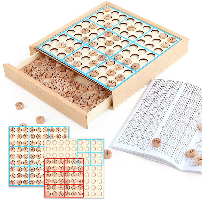 đồ chơi trẻ em Bàn Cờ Sudoku Rèn Luyện Trí Não Cho Bé