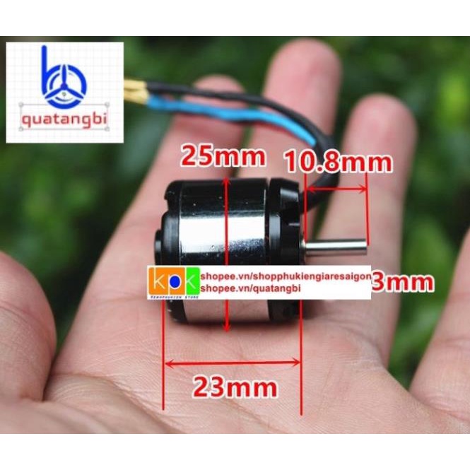 Động cơ máy bay cánh bằng 1912 2500kv