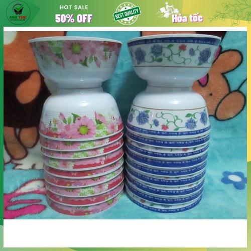 10 Chén cơm melamine - Chén cơm sang trọng - Tiện lợi - Phù hợp với mọi nhà