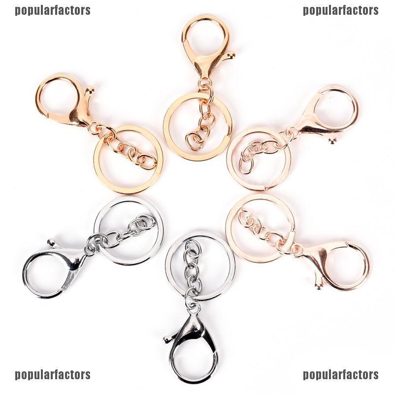 10 móc chìa khóa làm trang sức thủ công hình dạng tôm hùm tiện lợi