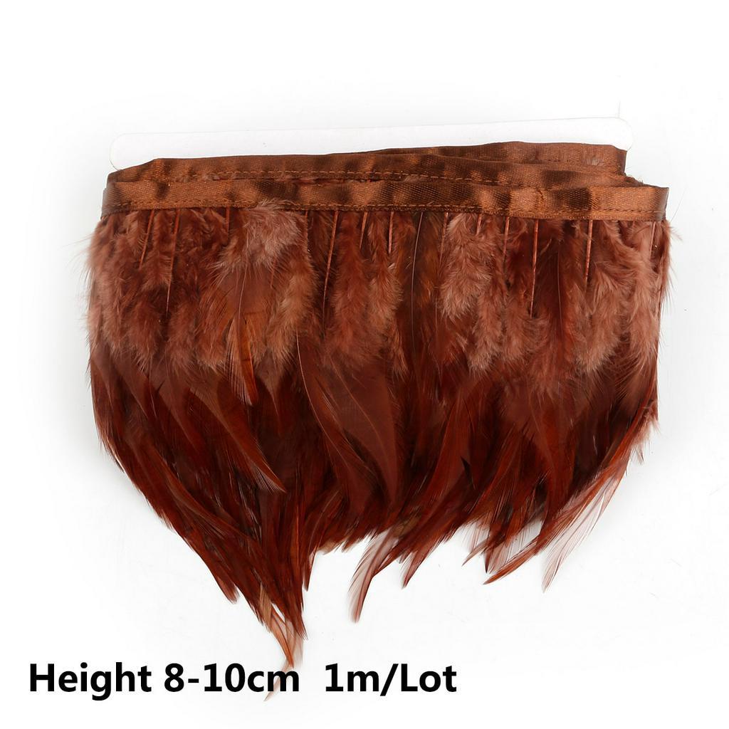 Dây ruy băng lông vũ dài 1m 8-10 cm trang trí cho tiệc cưới/ đồ thủ công/ may vá DIY