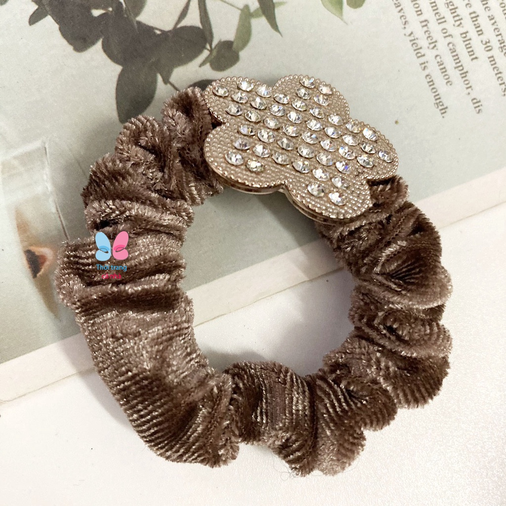 Cột tóc nhung kết cườm - TN3