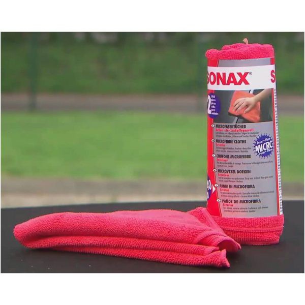 Khăn Siêu Sợi Lau Xe , Đánh Bóng Sơn SONAX Micro Fibre Cloth Exterior 416200