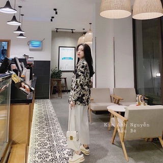 Áo sơ mi lụa loang