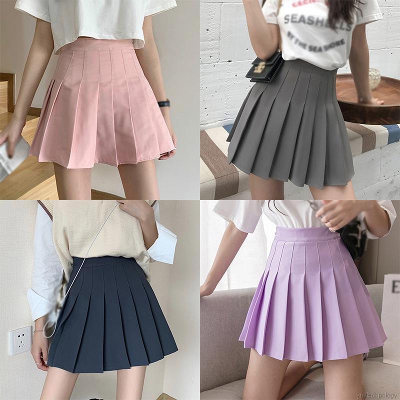 [Mã FAXANH55 giảm 10K đơn 50K] Chân Váy Nữ Lưng Cao Xếp Ly Thời Trang | BigBuy360 - bigbuy360.vn