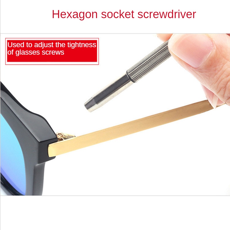 Tua Vít Mini 3 Trong 1 Sửa Kính Mát Đồng Hồ Kèm Móc Khóa Tiện Dụng