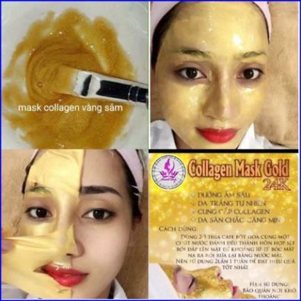 500gr mặt nạ collagen vàng sâm handmade