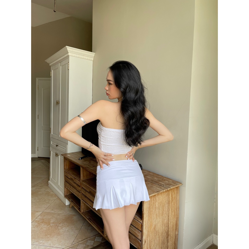 "𝐁𝐎𝐁𝐁𝐘 𝐒𝐊𝐈𝐑𝐓𝐒" Chân váy quốc dân 𝐇𝐄𝐑.𝐕𝐈𝐍𝐓𝐀𝐆𝐄𝐒𝐇𝐎𝐑𝐓𝐒 có quần trong, dáng siêu fix dáng, chân váy GOTF