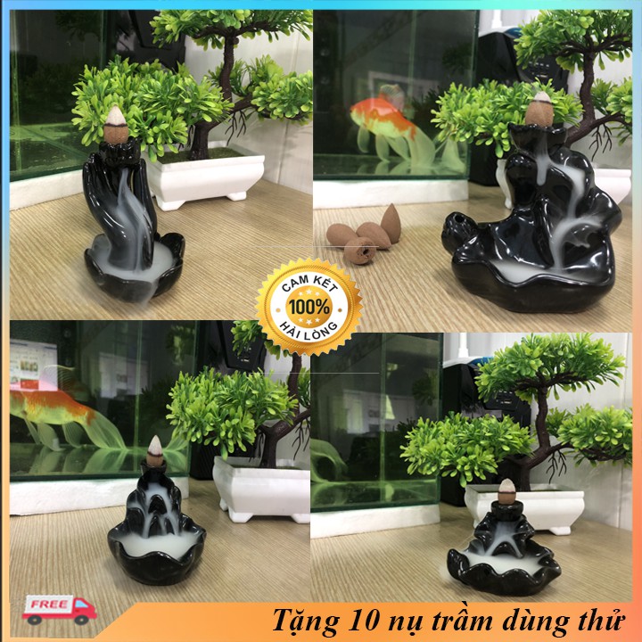 Thác Khói Trầm Hương TẶNG TRẦM THƠM Thác Trầm Khói Ngược Cao Cấp