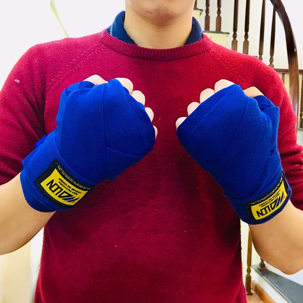 Băng Đa Quấn Tay Boxing MMA Wolon 5m - Băng Quấn Tay Đấm Bốc 5m - 1 đôi