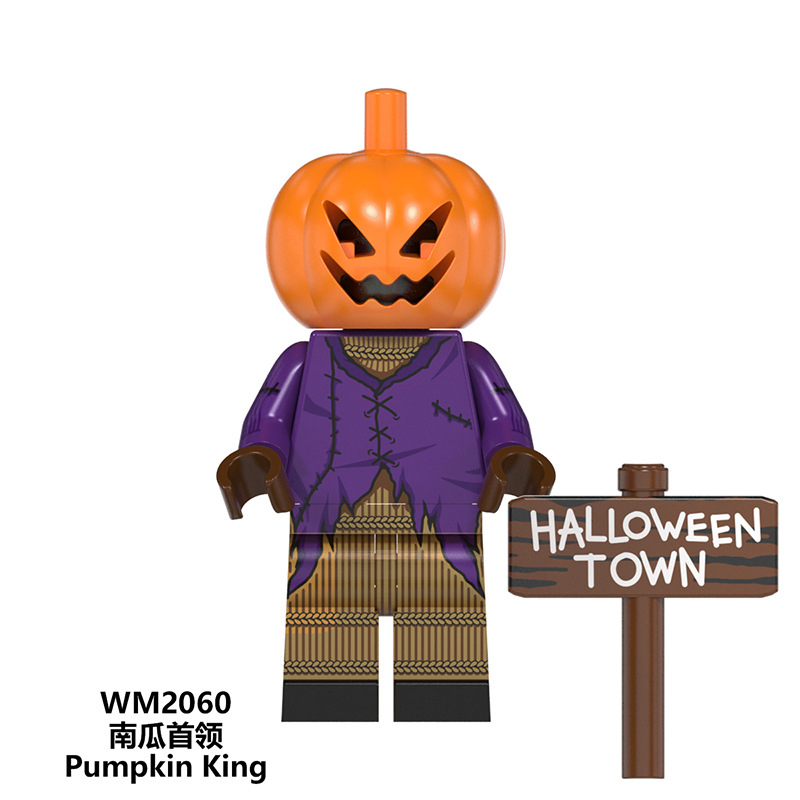 Bộ Đồ Chơi Lego Xếp Hình Nhà Bí Ngô Halloween Wm6102