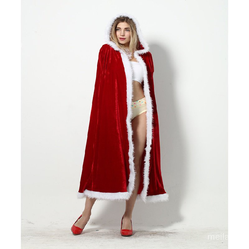 Áo choàng hoá trang cô bé quàng khăn đỏ cho giáng sinh
 | BigBuy360 - bigbuy360.vn