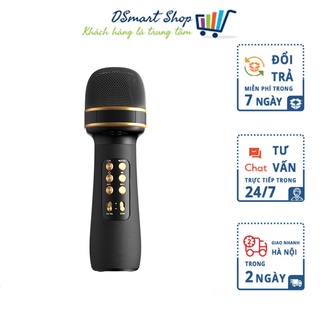 Micro không dây hát Karaoke kèm Loa Bluetooth WS-898, Micro karaoke mini cầm tay Nâng giọng cực hay có khe thẻ nhớ, USB