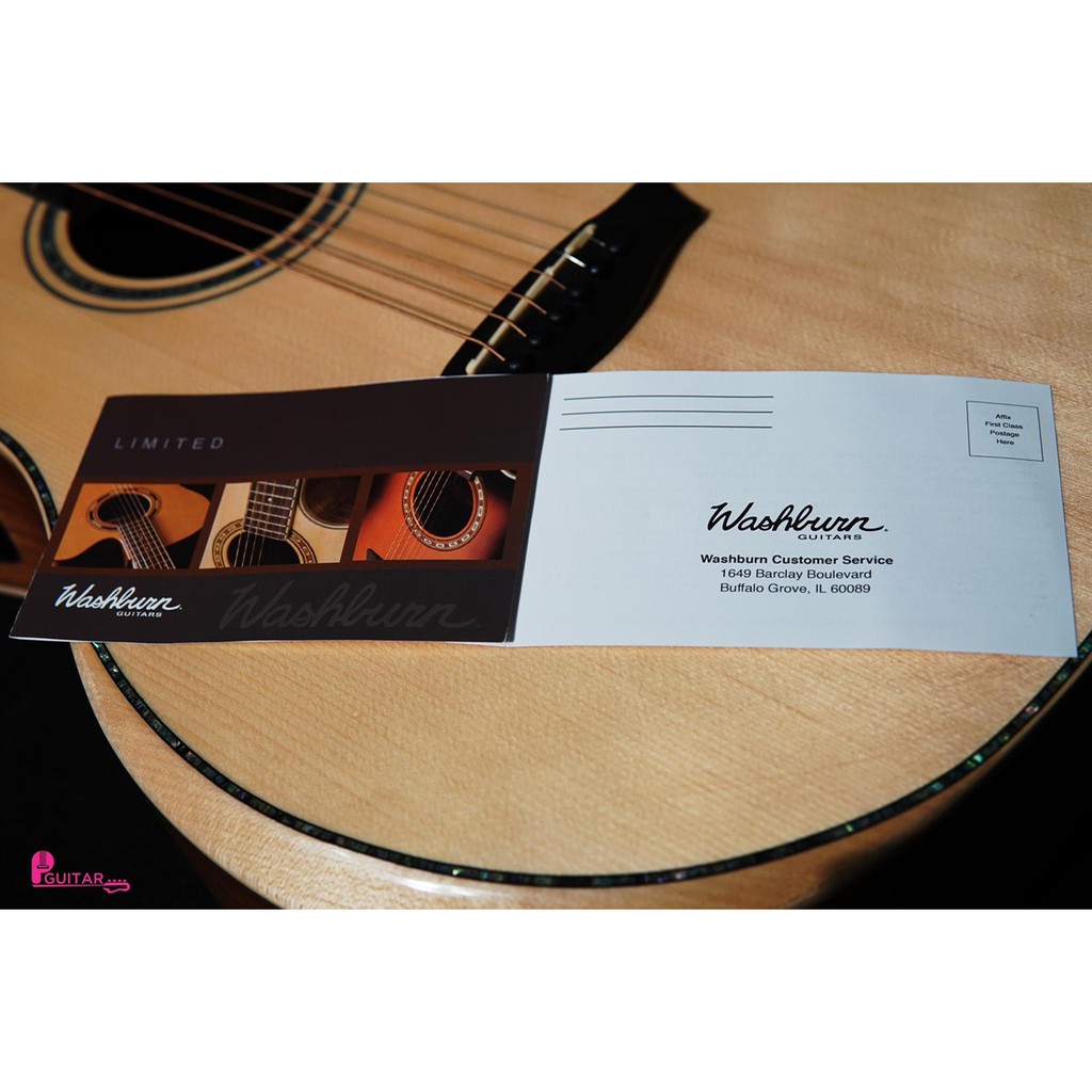 Đàn Guitar Acoustic Washburn BTSC56SCE có EQ NHẬP KHẨU - SOLG