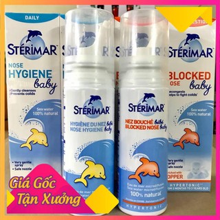[HÀNG CHÍNH HÃNG] Chai Xịt Mũi Muối Biển Sterimar Dành Cho Trẻ Em (Chai 50ml)