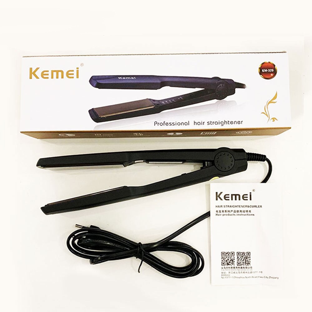 Máy duỗi tóc KEMEI KM-329 ,máy ép tóc hàng nhập khẩu cao cấp, chuyên gia  tạo kiểu tóc | Shopee Việt Nam
