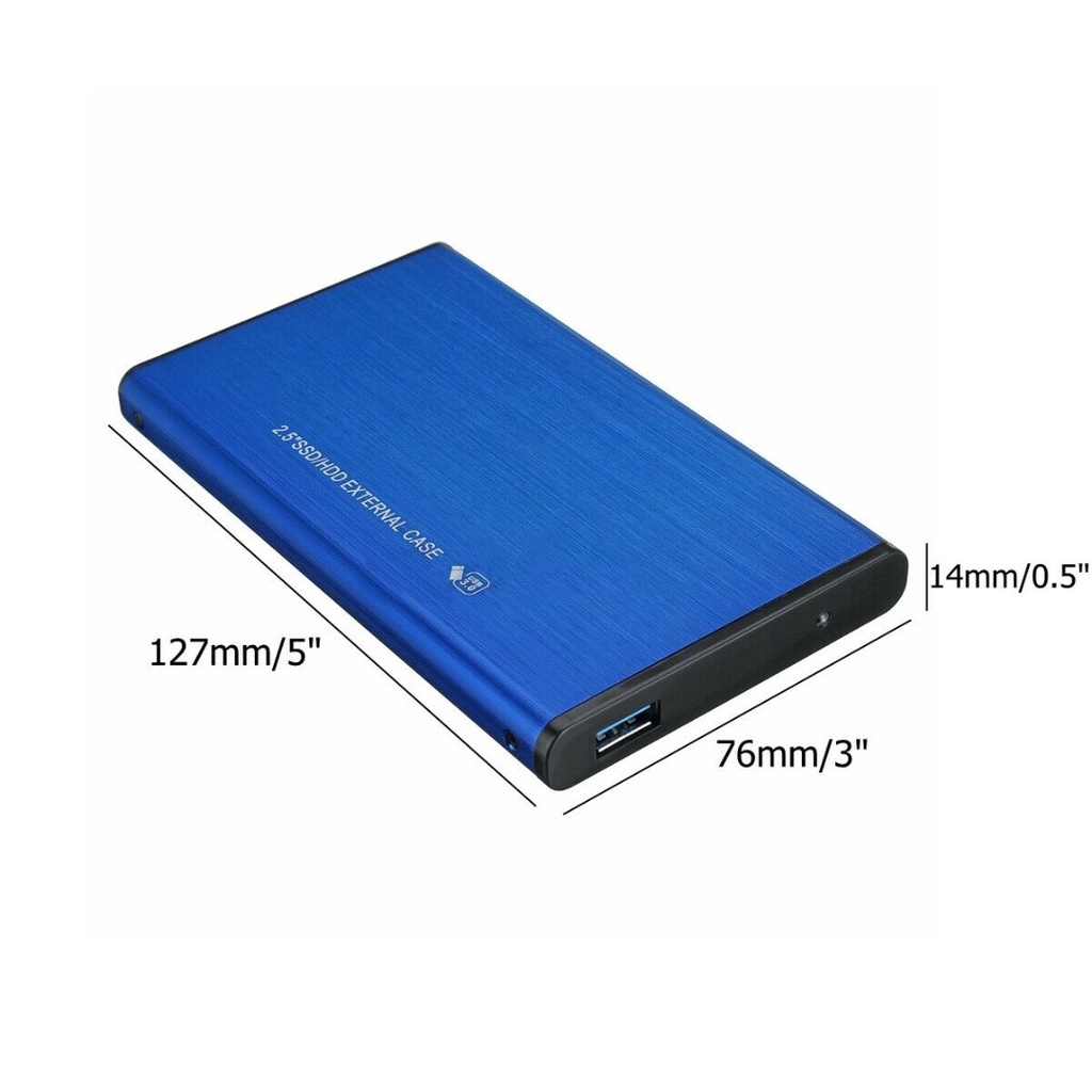 Ổ cứng gắn ngoài USB 3.0 SATA 2.5 '' HDD SSD 1TB