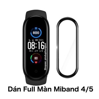 Dán full màn hình xiaomi mi band 4/5/6
