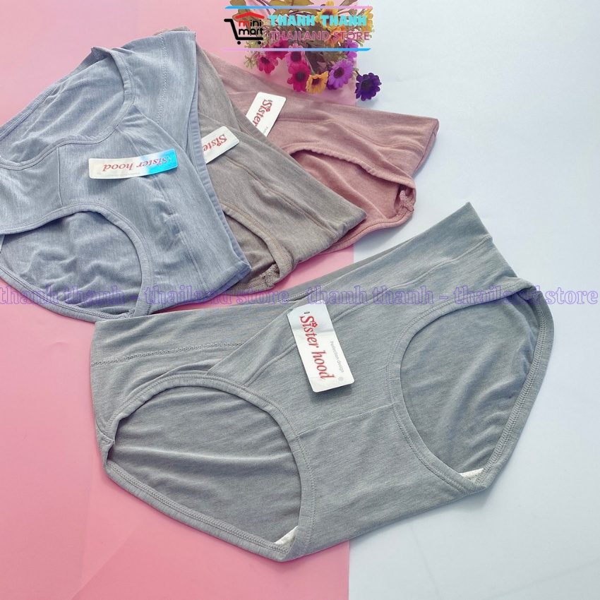 Quần lót bầu, quần cạp chéo mặc sau sinh thái lan Sisterhood 3052 , chất cotton mềm mại, co giản thoải mái , thấm mồ hôi