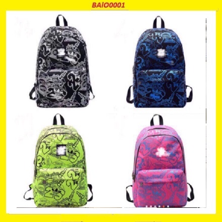 Balo hoạ tiết tokyo chất dày dặn cực đẹp