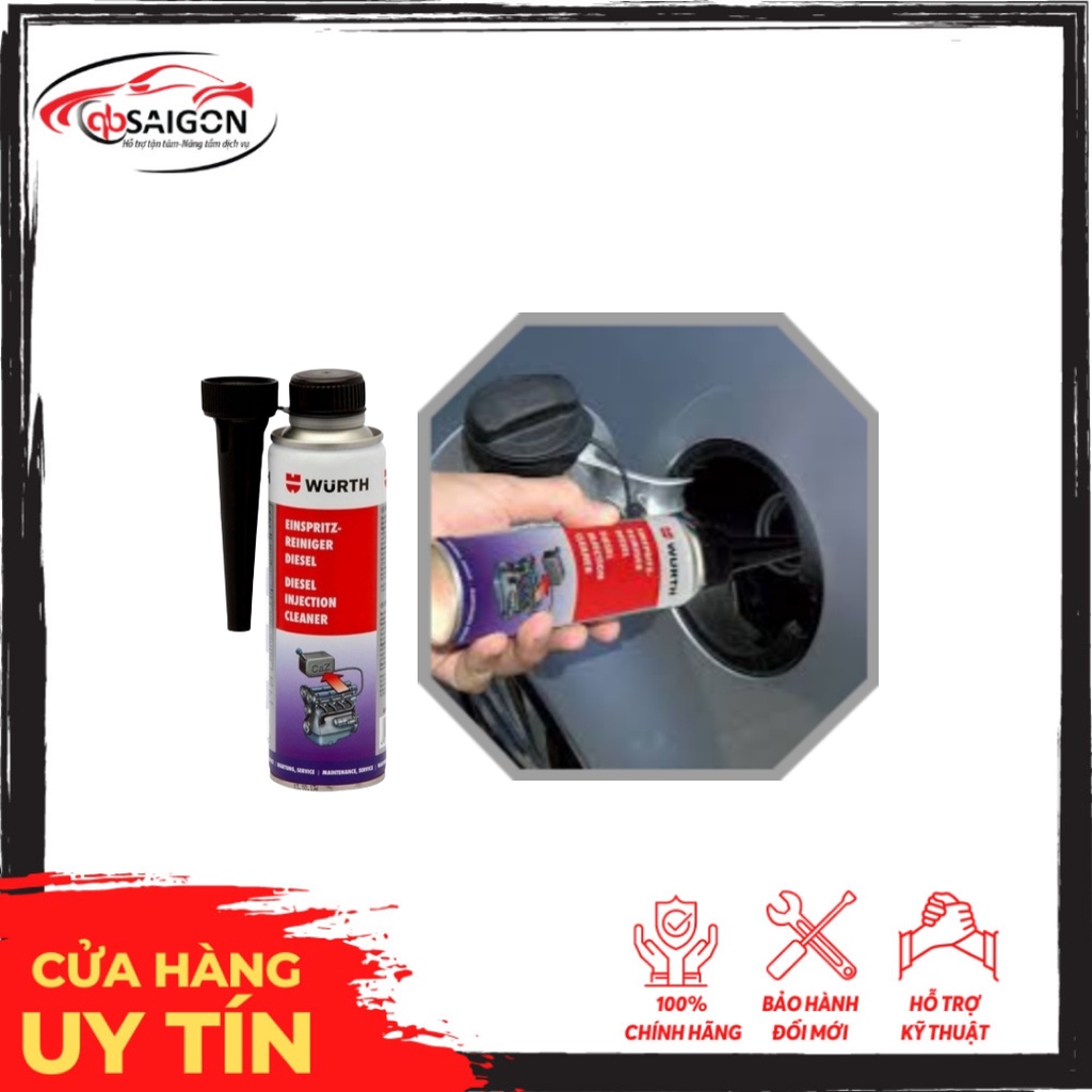 ] 🚗 Phụ Gia Súc Béc Dầu 300ML - Wurth - Đức - 5861011300