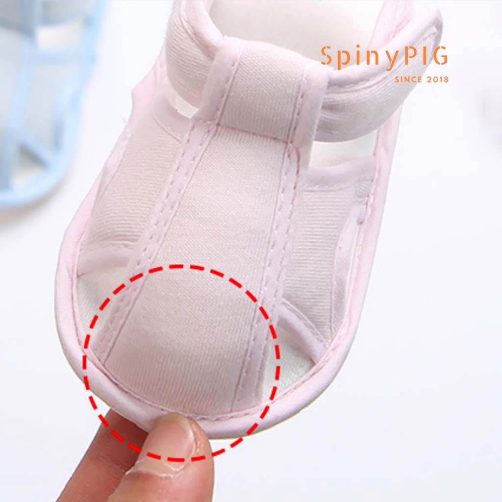 Dép tập đi cho bé 0-18 tháng tuổi chống trơn trượt chất liệu cotton hàng siêu xinh