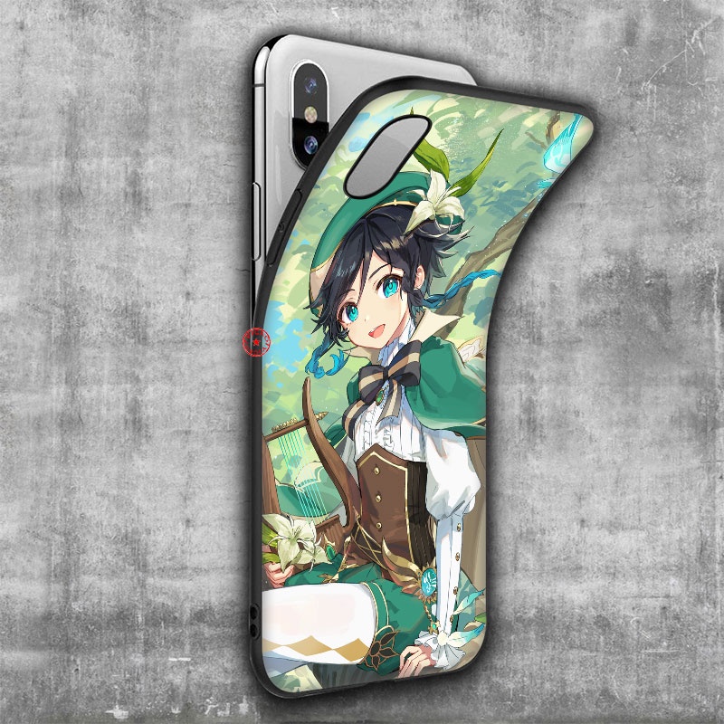 Ốp Điện Thoại Họa Tiết Genshin Impact Cho iPhone SE XR 5 5S 6 6S 7 8 11 Pro Max Plus 40QQA
