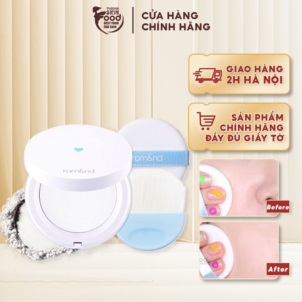 Phấn Phủ Dạng Nén Che Phủ Hoàn Hảo Cho Làn Da Mịn Mượt Romand Better Than Finish 12g