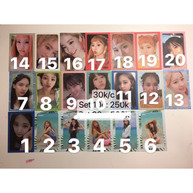 Card Summer Nights TWICE Official