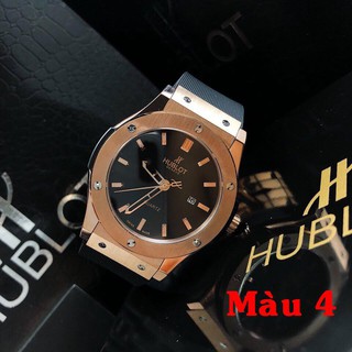 Đồng hồ Nam Hublot Viền Trơn HBL1301 dây thơm hương Vani, phong cách thể thao