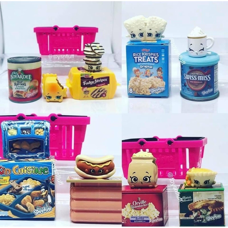 Combo 5 và 3 Giỏ shopkins xinh yêu cho bé ( ảnh bìa đầu là ảnh của kệ đựng nhiều shopkin