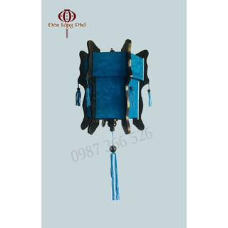 (GIÁ TẬN XƯỞNG) Đèn Hội An  gỗ lục giác - vải lụa đủ màu