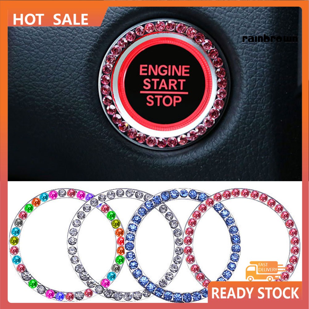 Vòng trang trí nút khởi động động cơ xe hơi