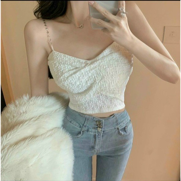 Áo kiểu nữ 2 dây xích xẻ nhỏ v nhiều màu cực đẹp cho cô nàng năng động oa
