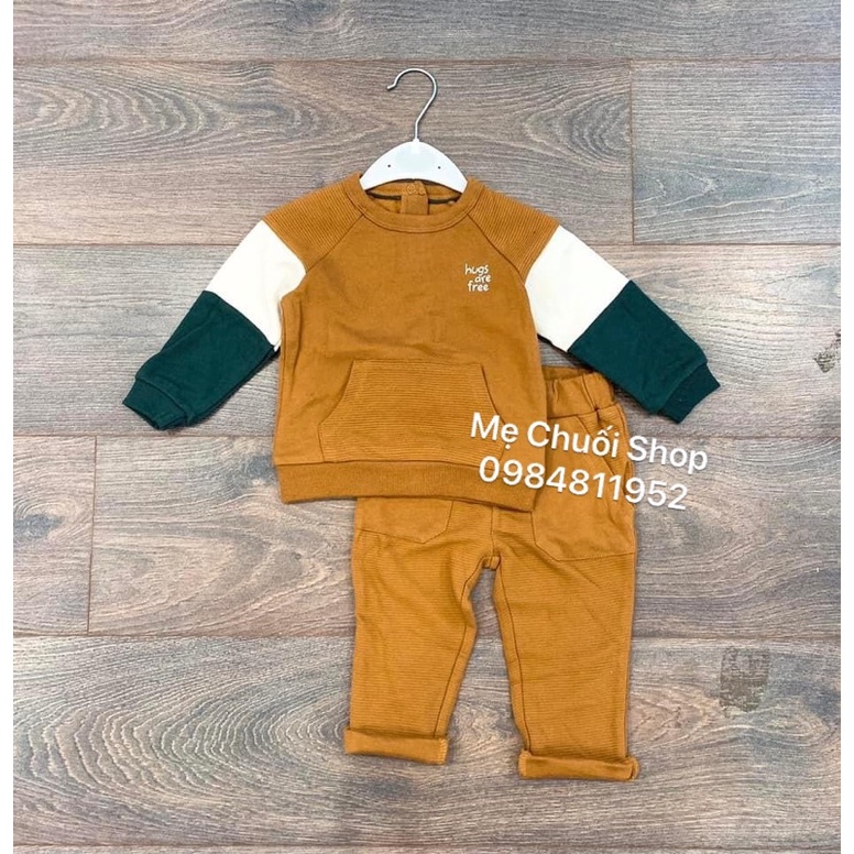 Bộ nỉ bông C&A dư xịn cho bé trai