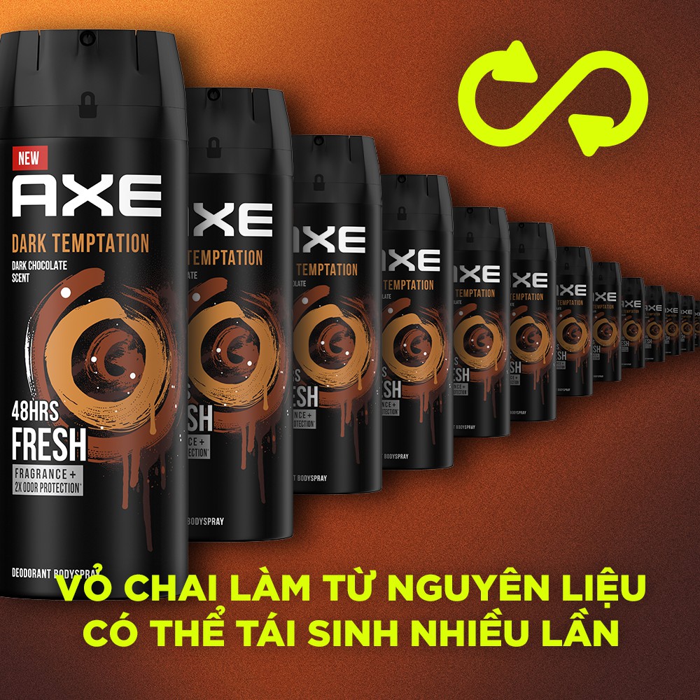 Xịt nước hoa toàn thân dành cho nam AXE Dark Temptation (135ml) | BigBuy360 - bigbuy360.vn