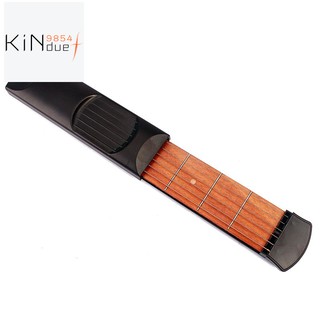 Dụng cụ luyện tập bấm phím đàn guitar bỏ túi 6 dây 4 phím tiện lợi
