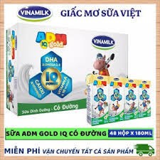 Sữa Dinh Dưỡng Vinamilk ADM Gold Có Đường - Thùng 48 Hộp 110ml